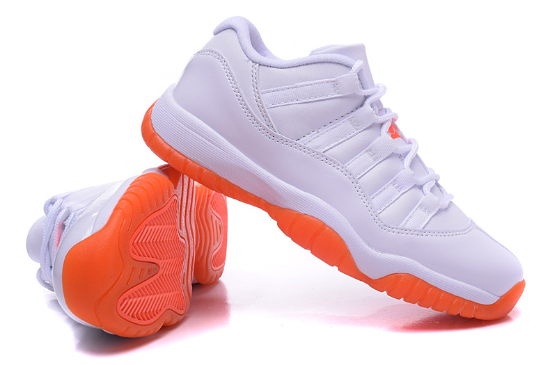 jordan 11 blanche et orange